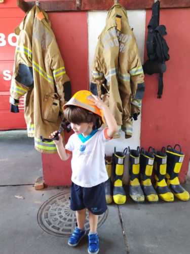 Visita ao Corpo de Bombeiro