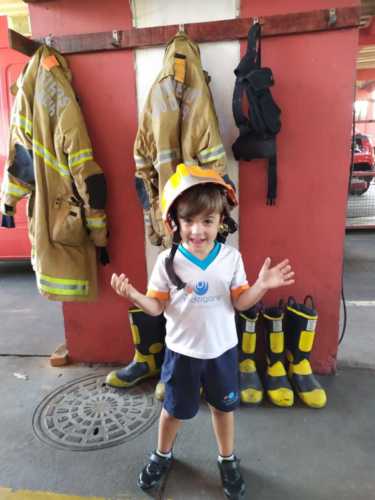 Visita ao Corpo de Bombeiro