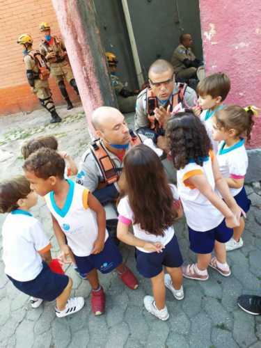 Visita ao Corpo de Bombeiro