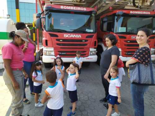 Visita ao Corpo de Bombeiro