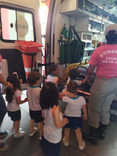 Visita ao Corpo de Bombeiro
