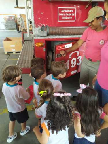 Visita ao Corpo de Bombeiro