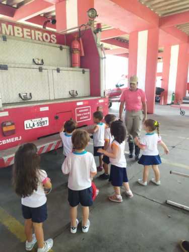 Visita ao Corpo de Bombeiro