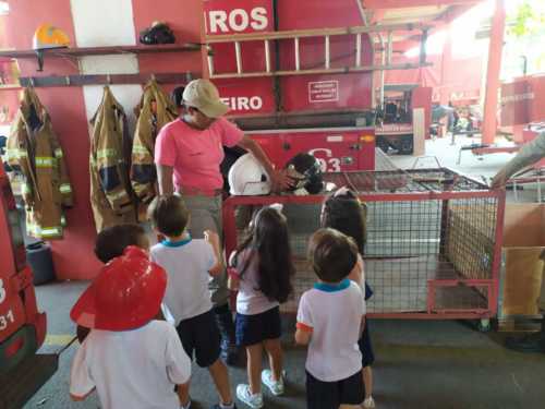 Visita ao Corpo de Bombeiro