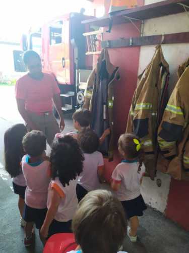 Visita ao Corpo de Bombeiro