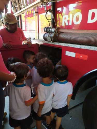 Visita ao Corpo de Bombeiro