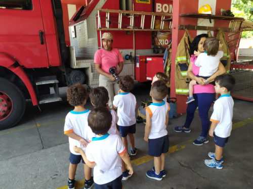 Visita ao Corpo de Bombeiro