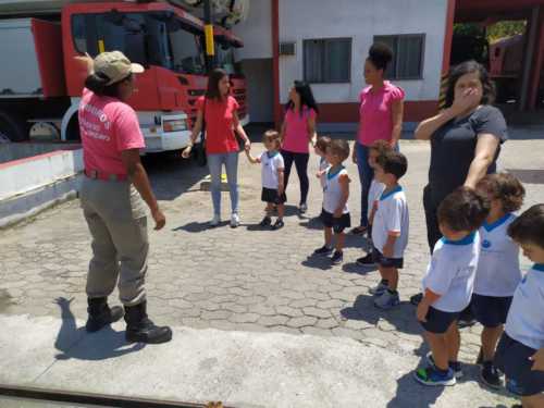 Visita ao Corpo de Bombeiro