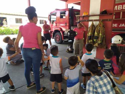 Visita ao Corpo de Bombeiro