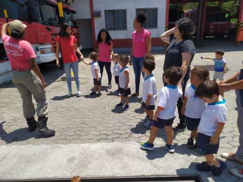 Visita ao Corpo de Bombeiro
