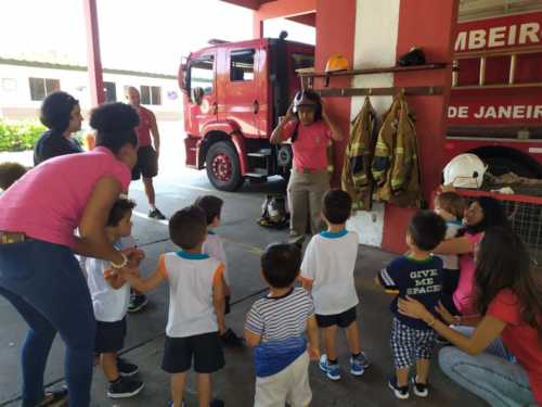 Visita ao Corpo de Bombeiro