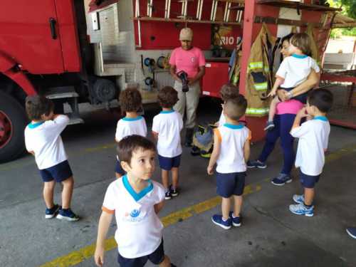 Visita ao Corpo de Bombeiro
