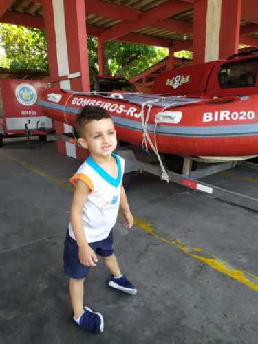 Visita ao Corpo de Bombeiro