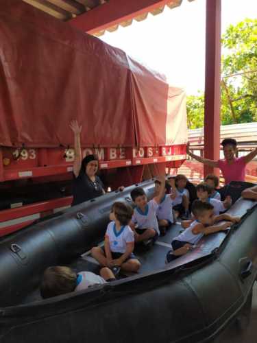 Visita ao Corpo de Bombeiro