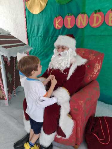 Visita do Papai Noel e Amigo Oculto
