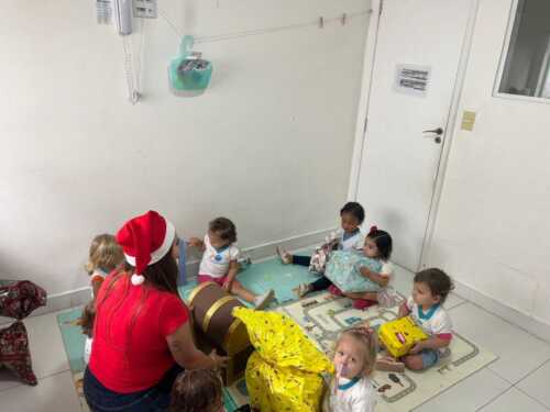 Visita do Papai Noel e Amigo Oculto