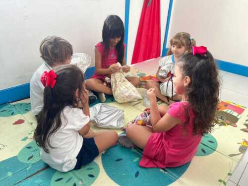 Visita do Papai Noel e Amigo Oculto