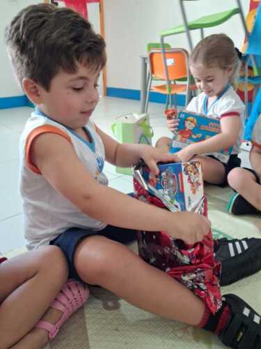 Visita do Papai Noel e Amigo Oculto