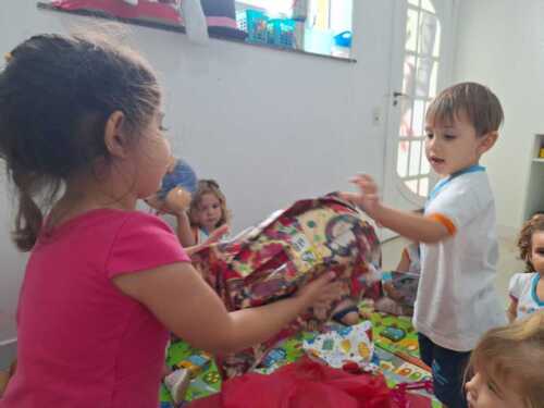 Visita do Papai Noel e Amigo Oculto